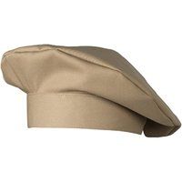 Klassische Plissee-Kochmütze im Beret-Stil