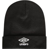 Klassische Beanie mit Rippstrick-Umschlag