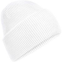 Klassische gerippte Beanie mit Umschlag