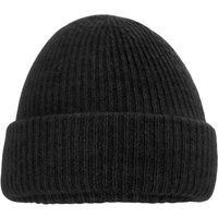 Klassische Rippstrick-Beanie