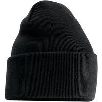 Klassische Strickmütze mit Umschlag