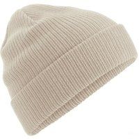 Bio-Baumwoll-Strickmütze mit Umschlag