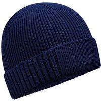 Gerippte Bio-Baumwoll-Beanie
