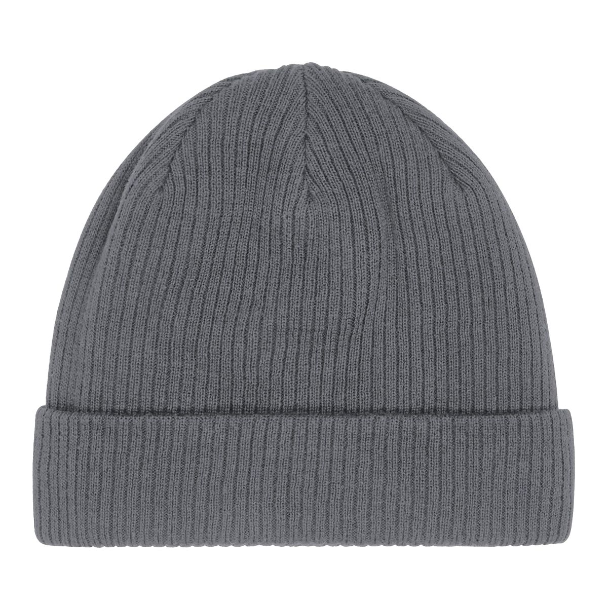 Gerippte Beanie aus Bio-Baumwolle