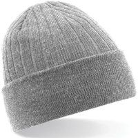 Rippstrick-Beanie mit Thinsulate-Futter