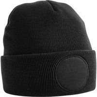 Klassische Strickmütze mit Umschlag