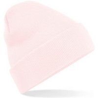 Klassische Rippstrick-Beanie mit Umschlag
