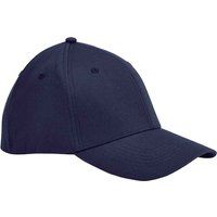 6-Panel Bio-Baumwoll Stretch-Kappe