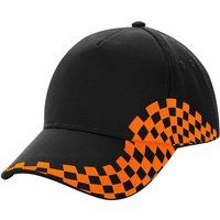 Five-Panel Kappe mit Rennflaggen-Design