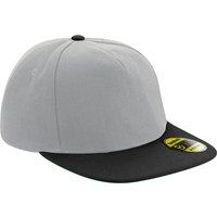 Klassische zweifarbige Snapback mit flachem Schirm
