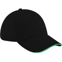 Six-Panel Basecap aus gebürsteter Baumwolle
