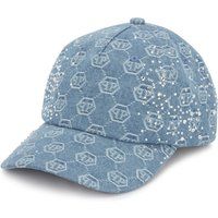 Baseballkappe mit Jacquard-Monogramm und Strass