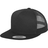 Five-Panel Flat-Brim Trucker Cap