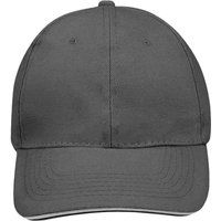 Strukturierte 6-Panel Kappe aus Baumwolle