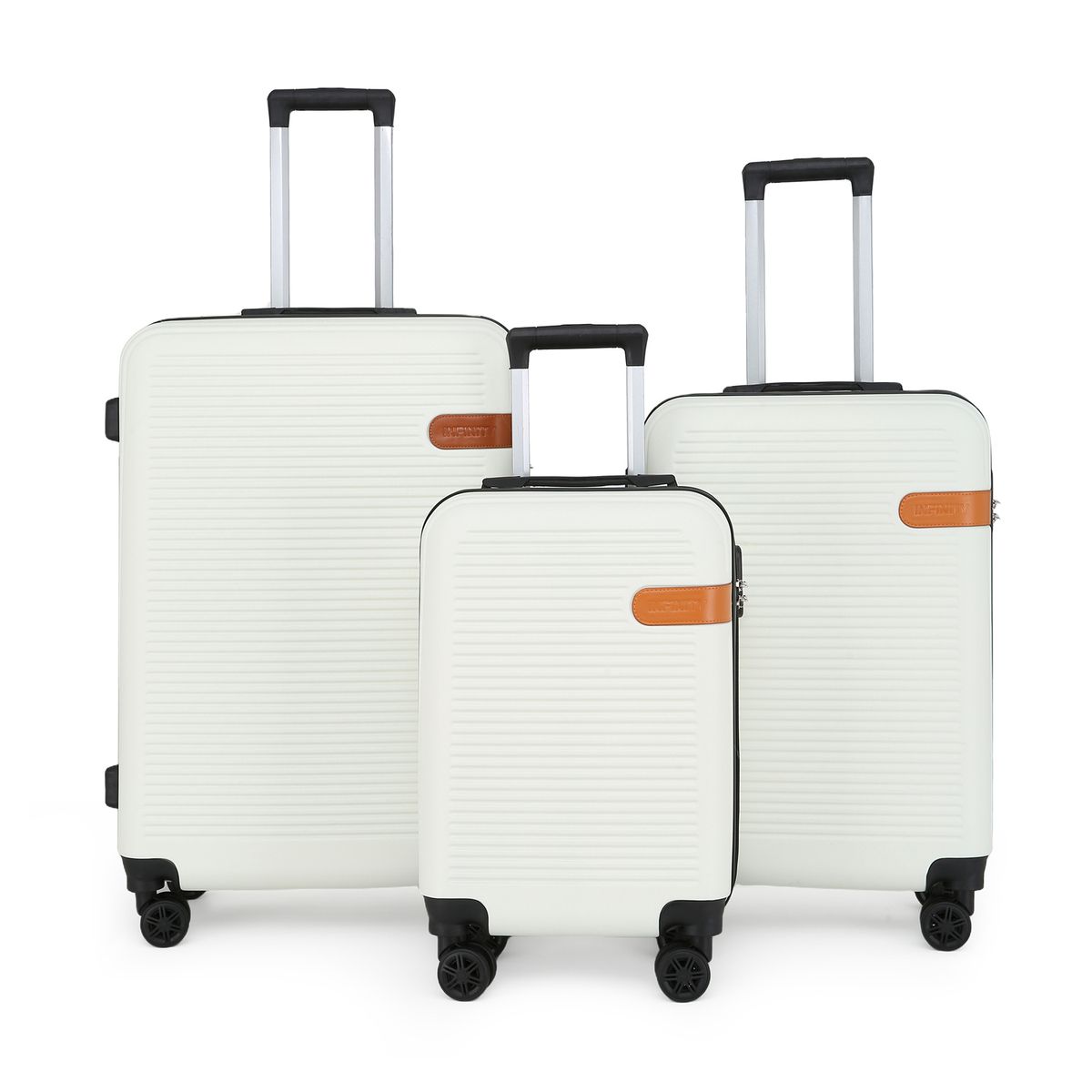 Elegantes Hartschalen-Koffer-Set mit Rillen