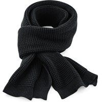 Gemütlicher Waffelstrick-Unisex-Schal