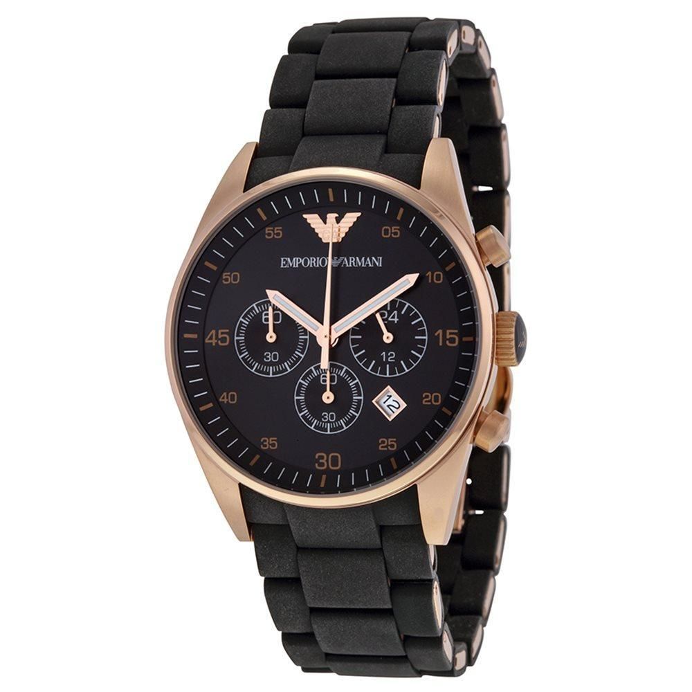 Eleganter Chronograph mit Silikonarmband
