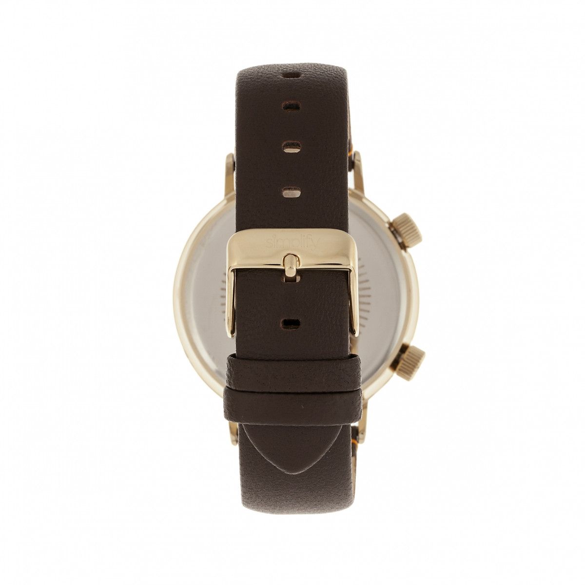 Minimalistische Armbanduhr mit Weltzeit-Funktion