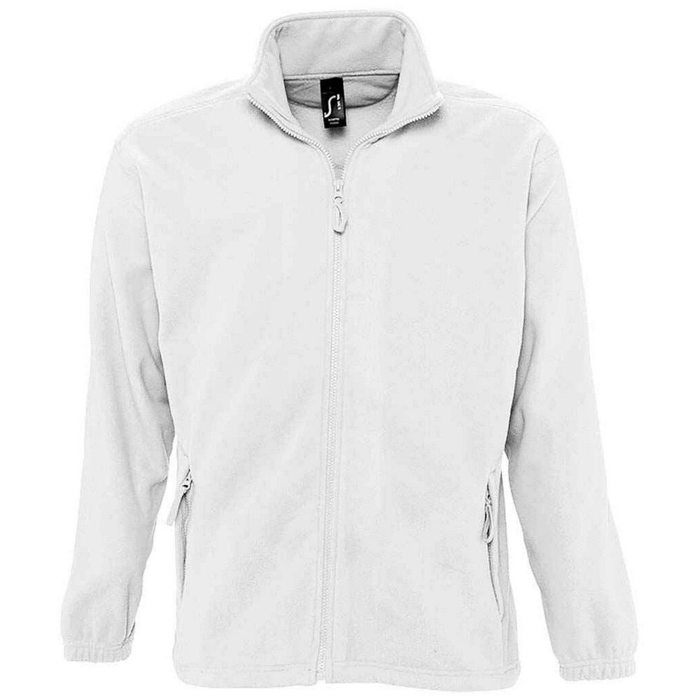 Klassische Fleecejacke mit Reißverschluss