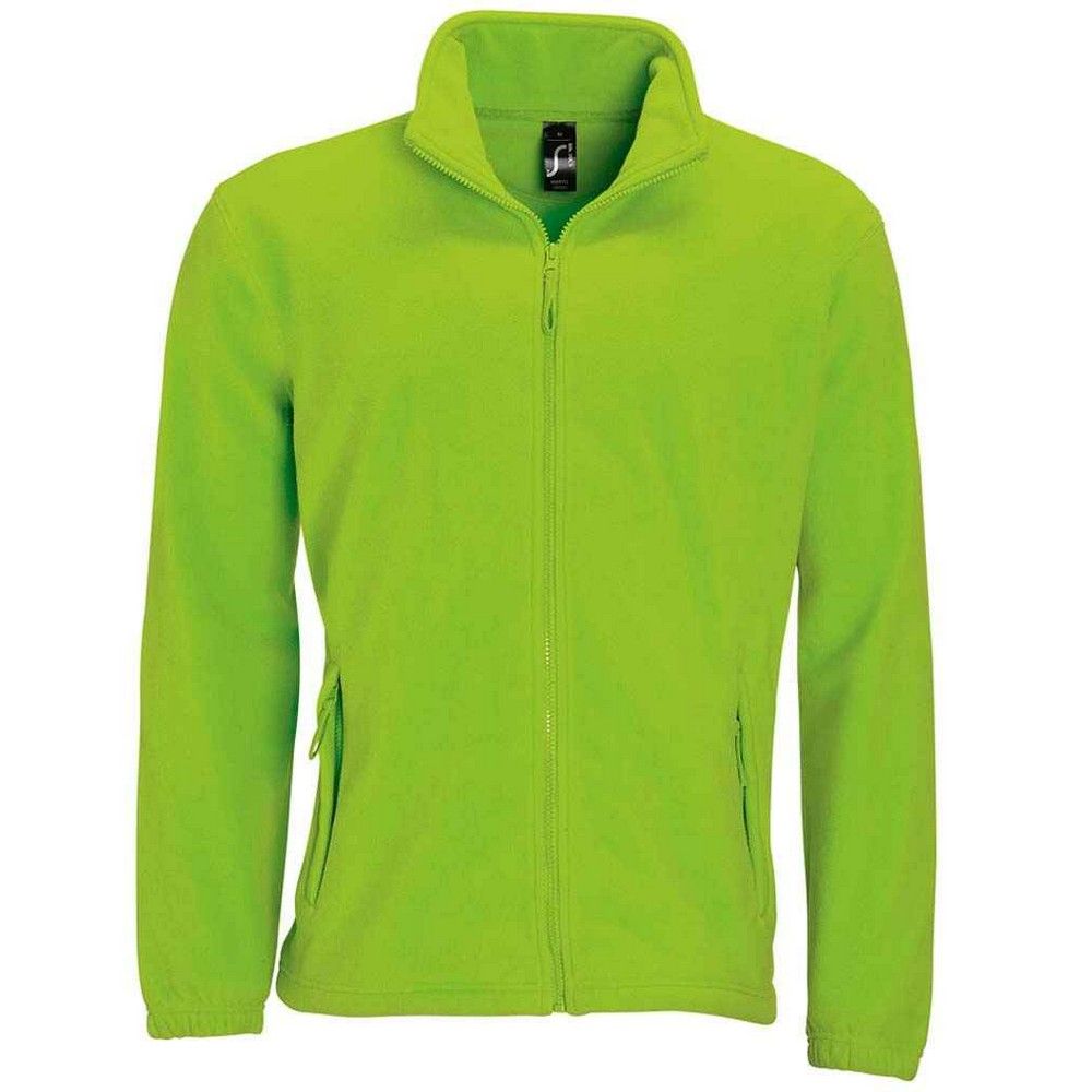 Fleecejacke mit Stehkragen und Reißverschluss