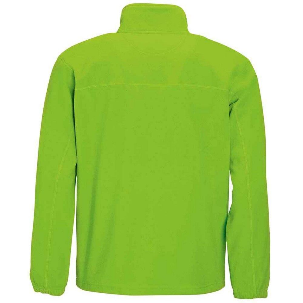 Fleecejacke mit Stehkragen und Reißverschluss