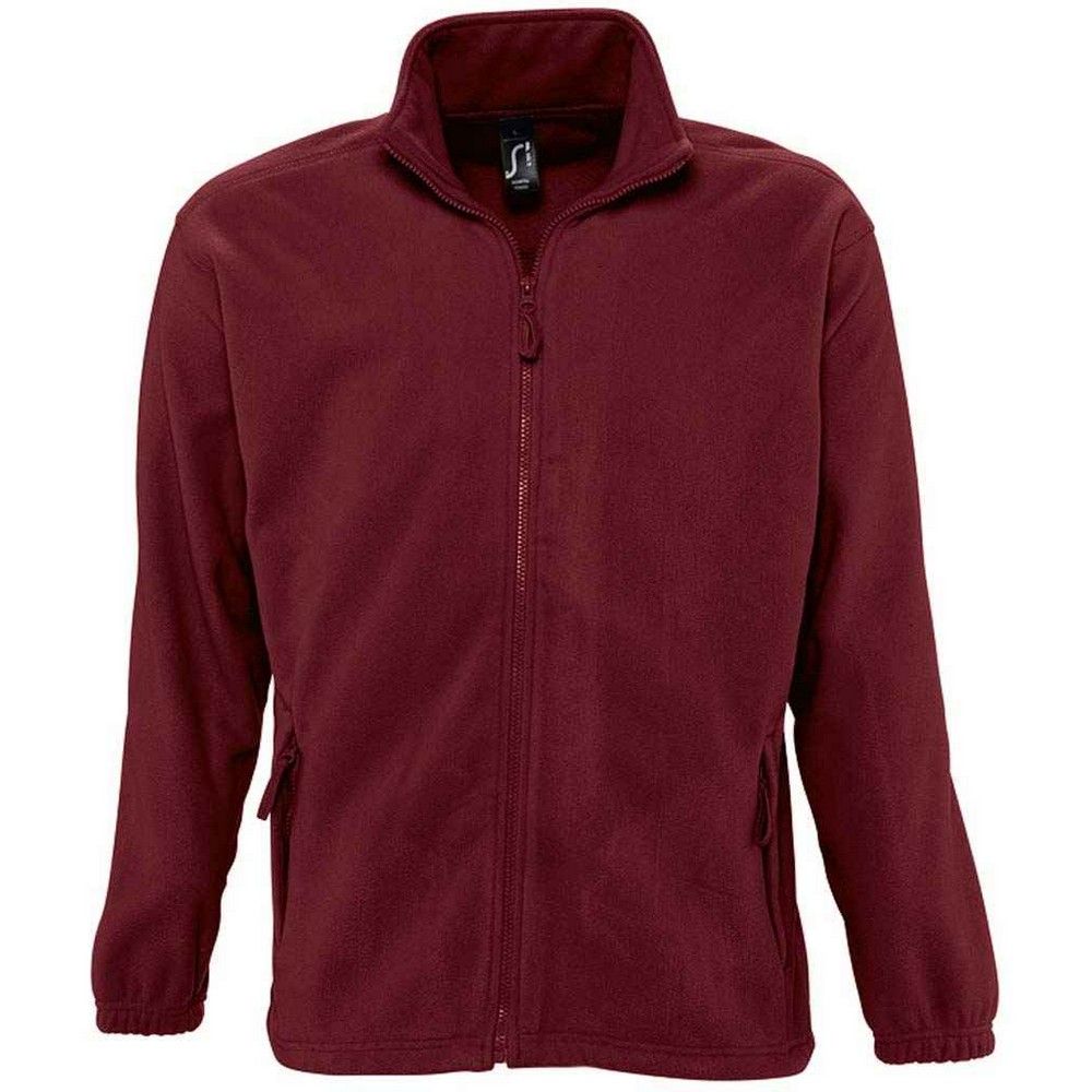 Unisex Fleecejacke mit Reißverschluss