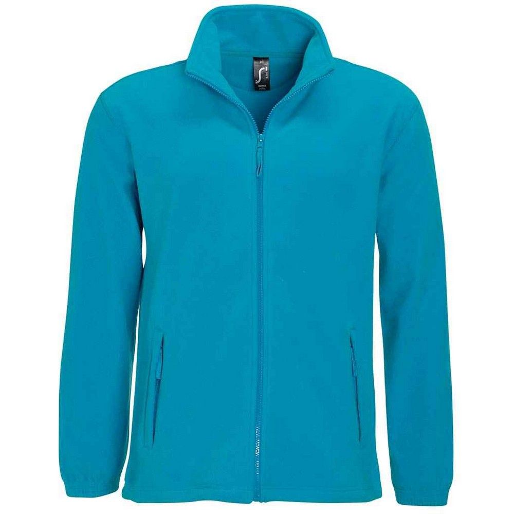 Klassische Fleecejacke mit Reißverschluss