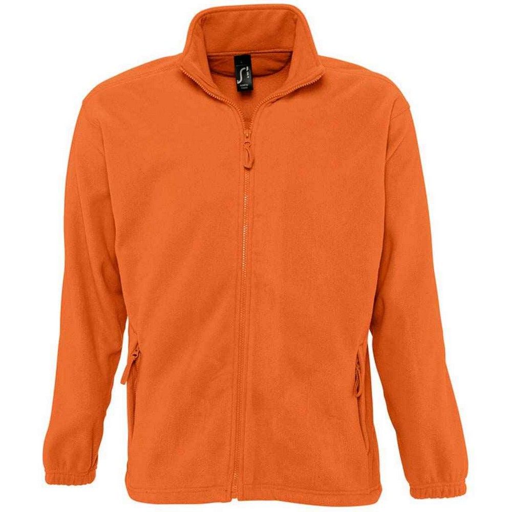 Unisex Fleecejacke mit Reißverschluss