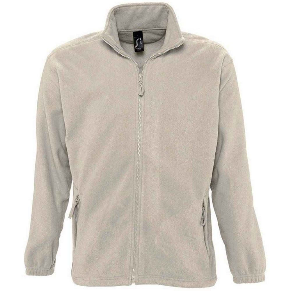 Unisex Fleecejacke mit Reißverschluss