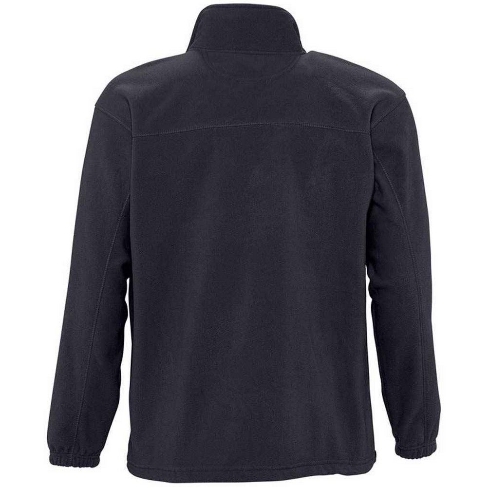 Fleecejacke mit Reißverschluss und Stehkragen
