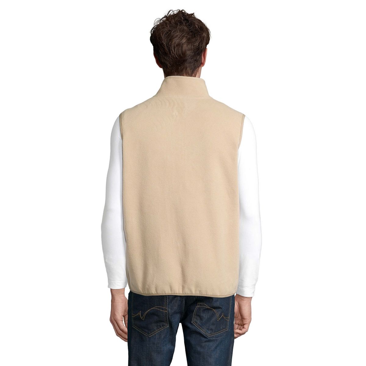 Fleece-Weste mit Reißverschluss