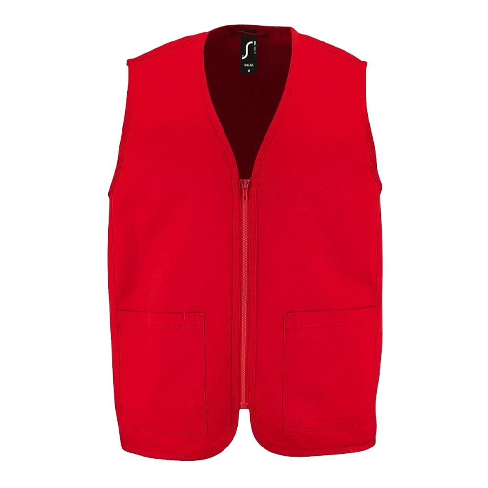 Funktionale Unisex Reißverschluss Weste