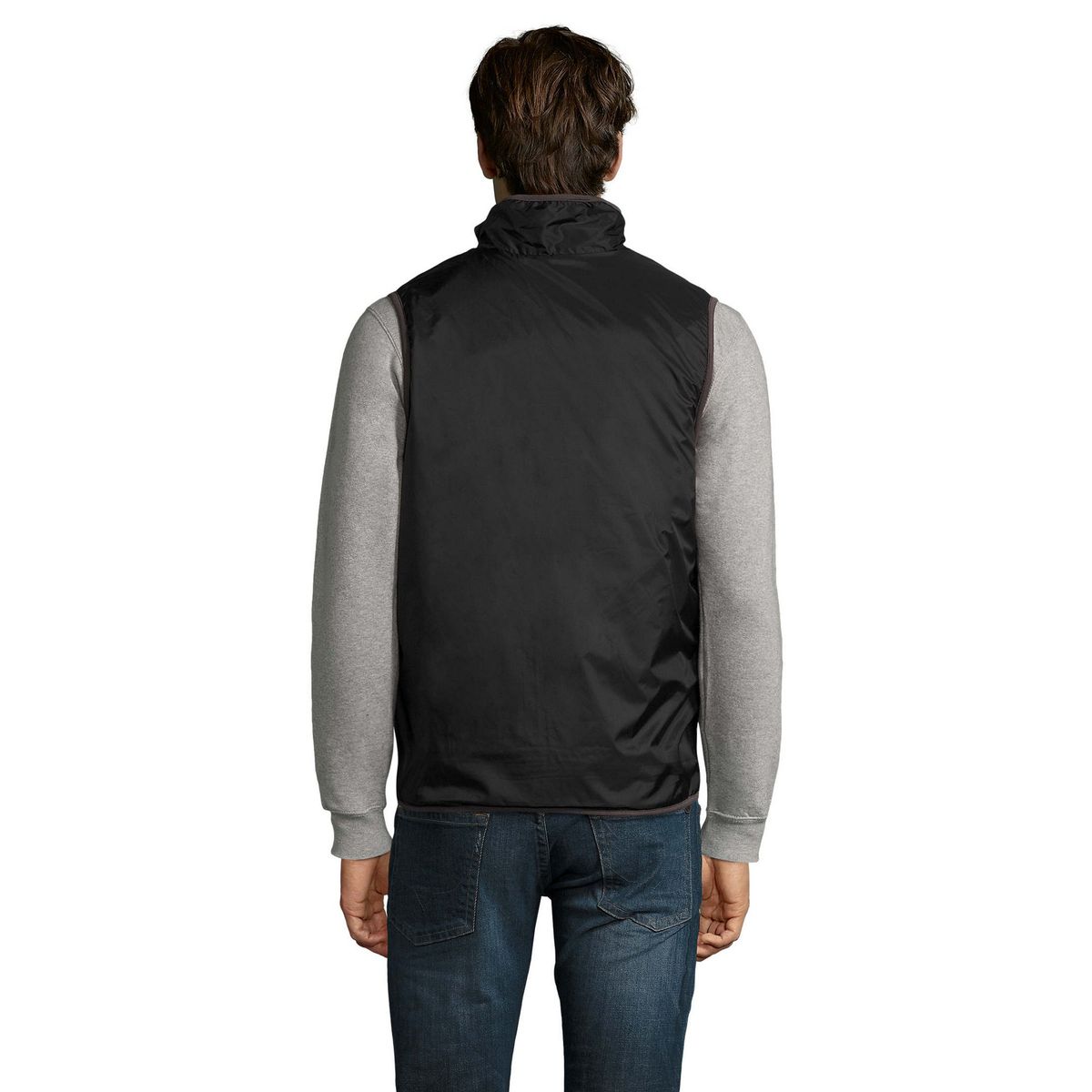 Wendbare Weste mit Fleece-Futter