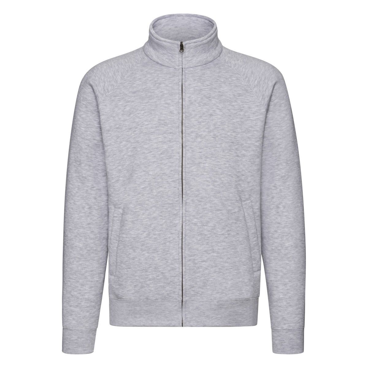 Klassische Sweatjacke mit Raglanärmeln