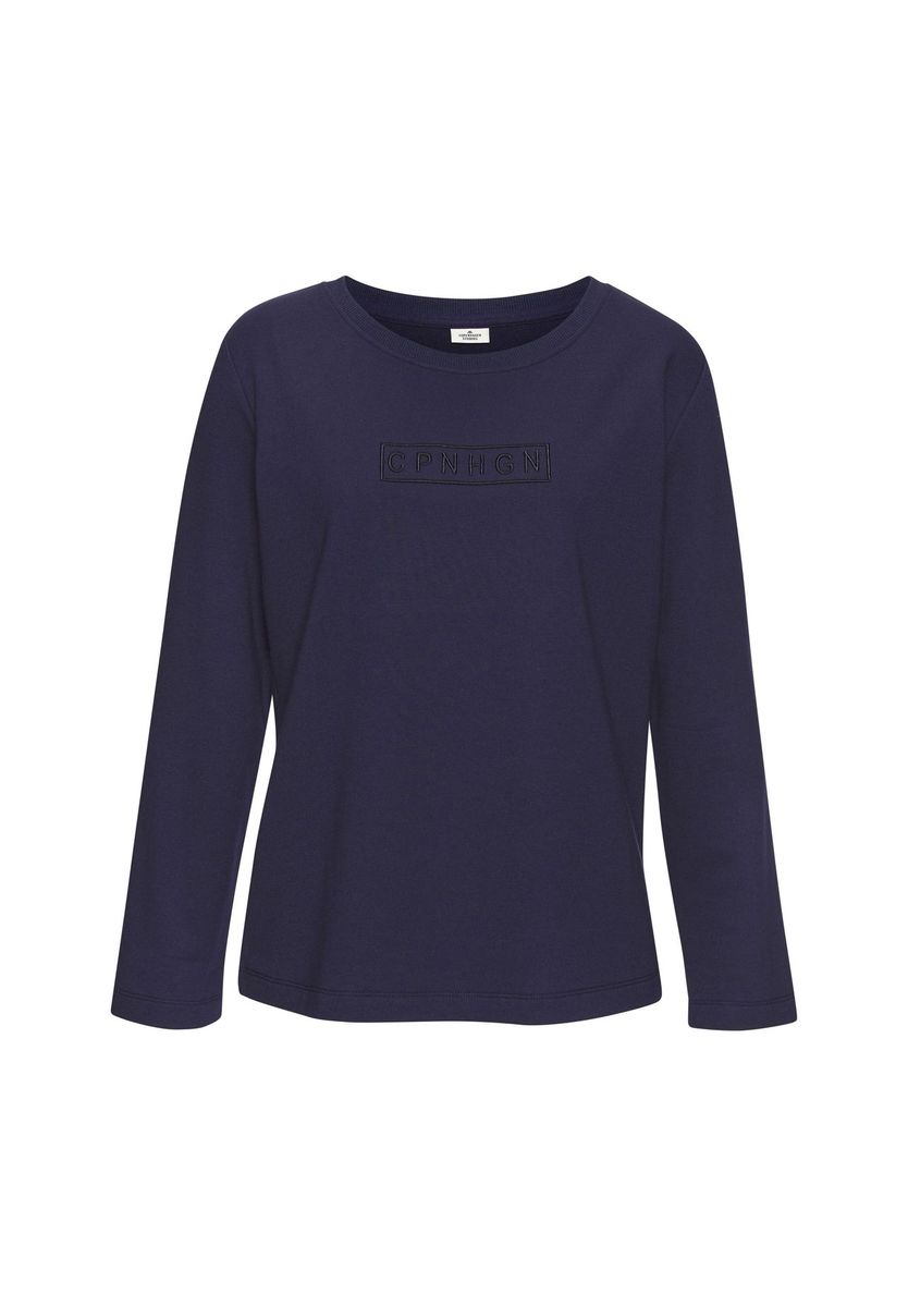 Bequemes Langarm-Lounge-Oberteil