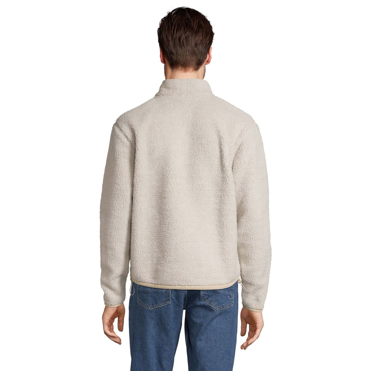Oversized Teddy-Fleece Hybrid-Jacke