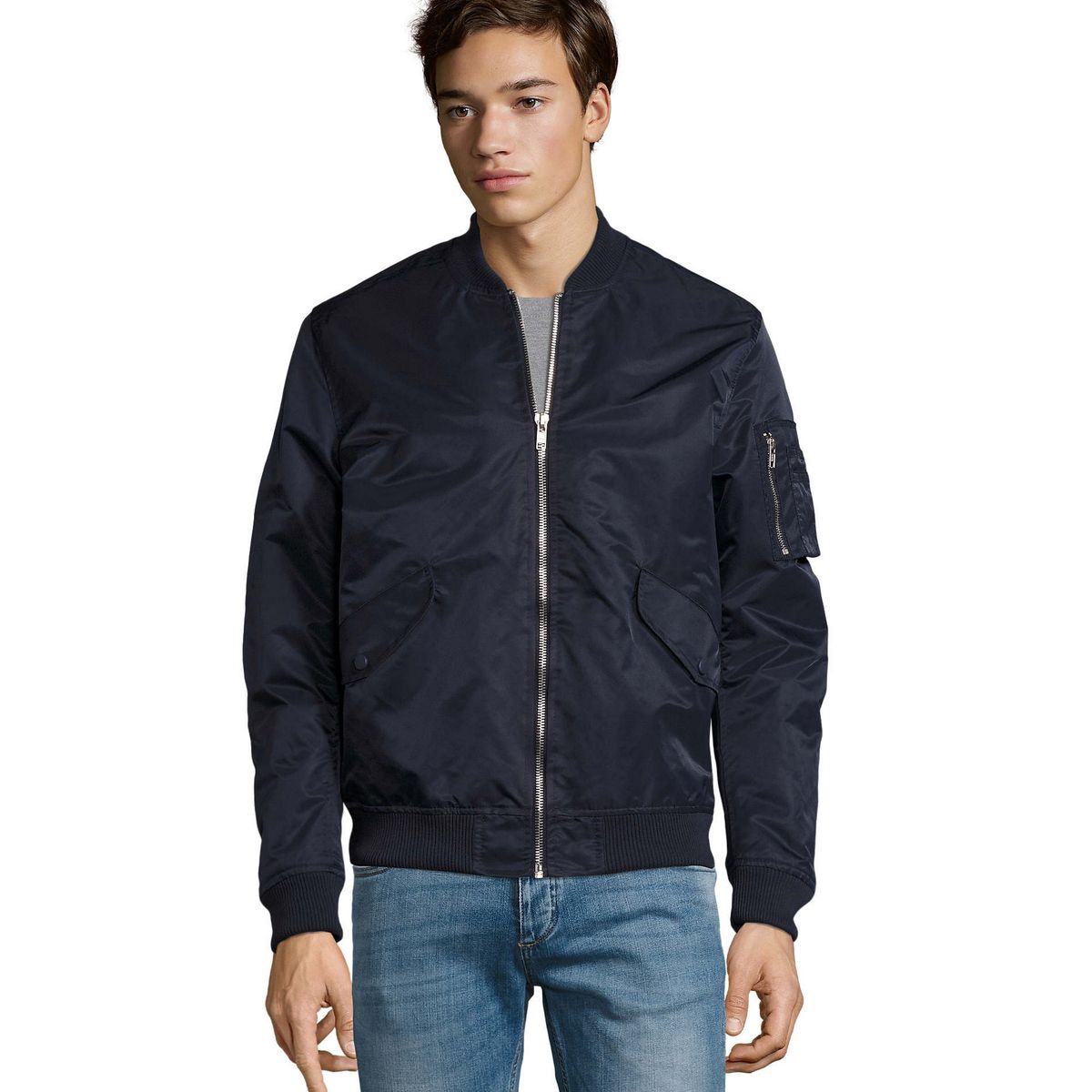 Klassische Unisex Bomberjacke