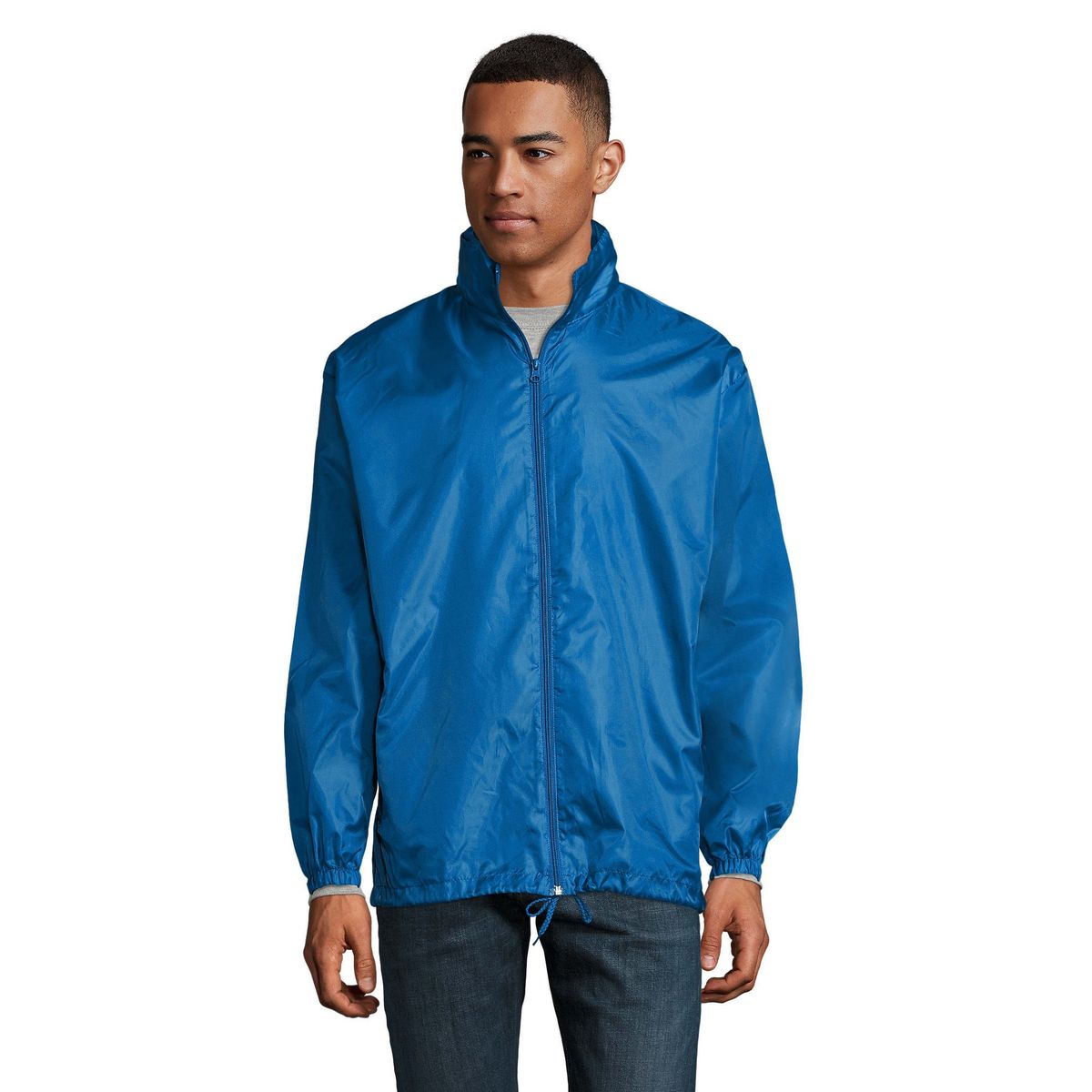 Leichte Unisex-Windjacke zum Packen