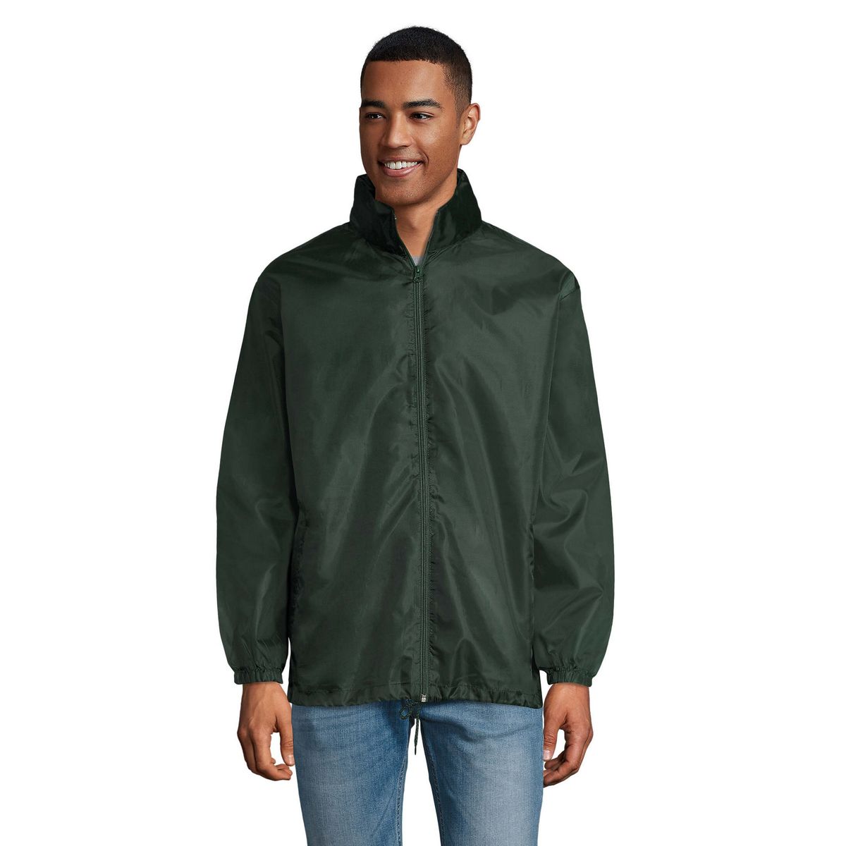 Leichter wasserabweisender Unisex-Windbreaker