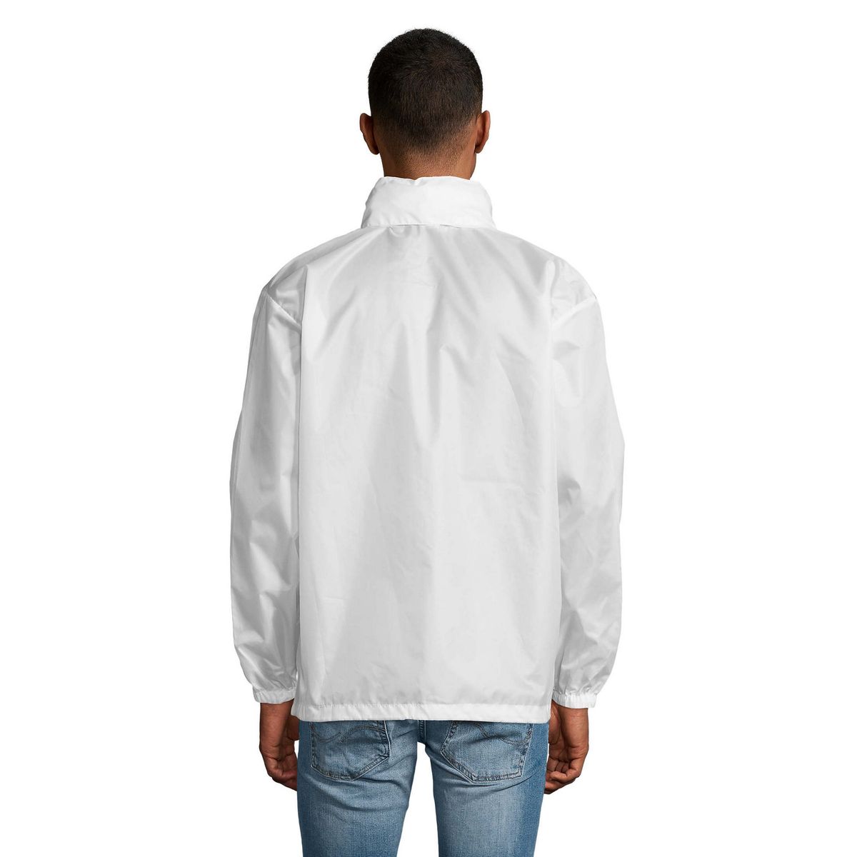 Leichte funktionale Windjacke mit Kapuze