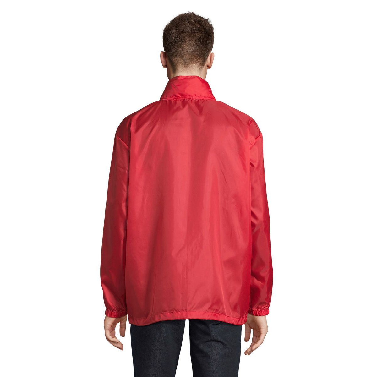 Wasserabweisende Unisex Windjacke mit Reißverschluss