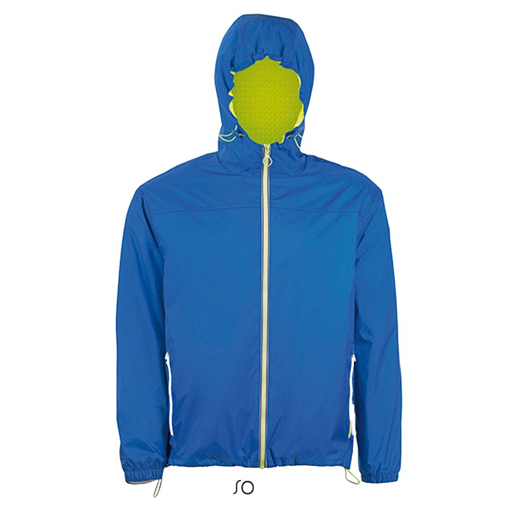Leichte technische Windjacke mit Kapuze