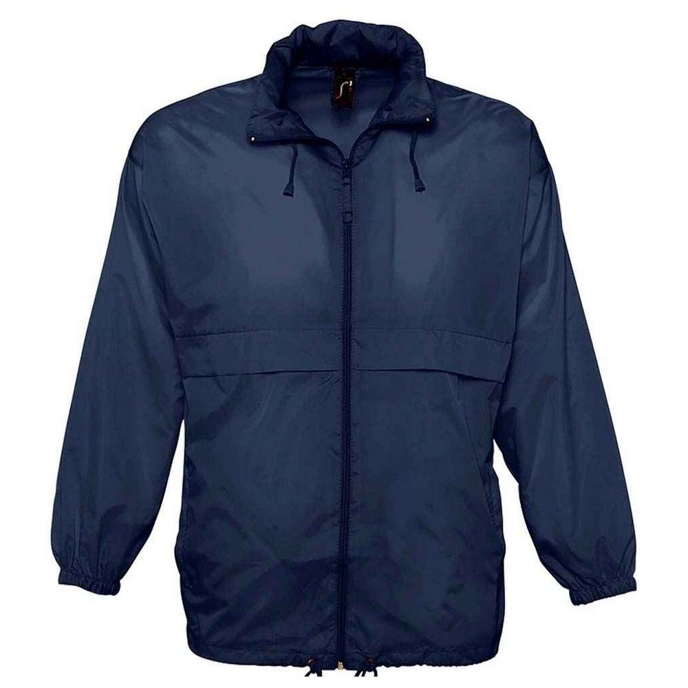 Wasserabweisende Windjacke mit Kapuze