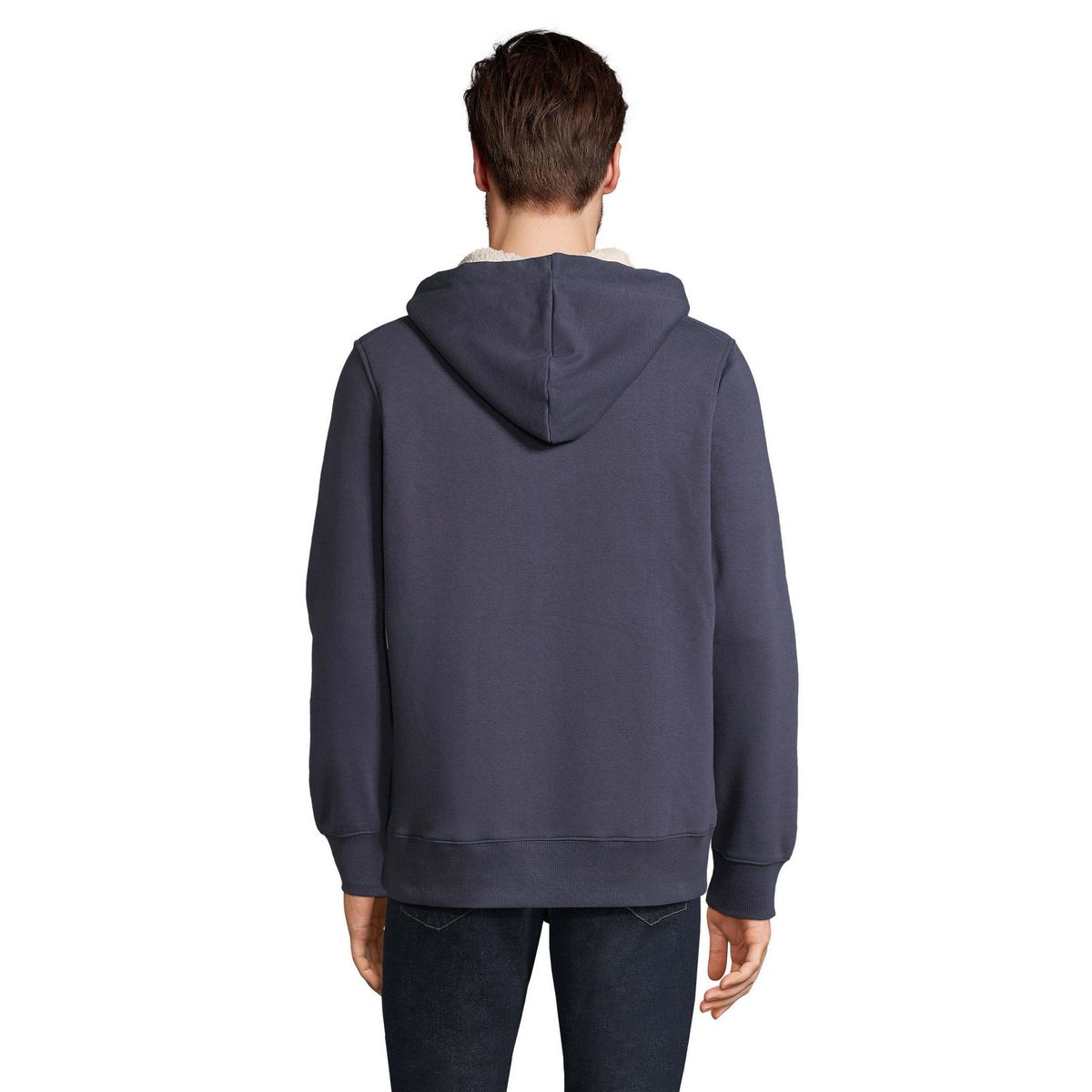Zip-Hoodie mit weichem Teddyfutter