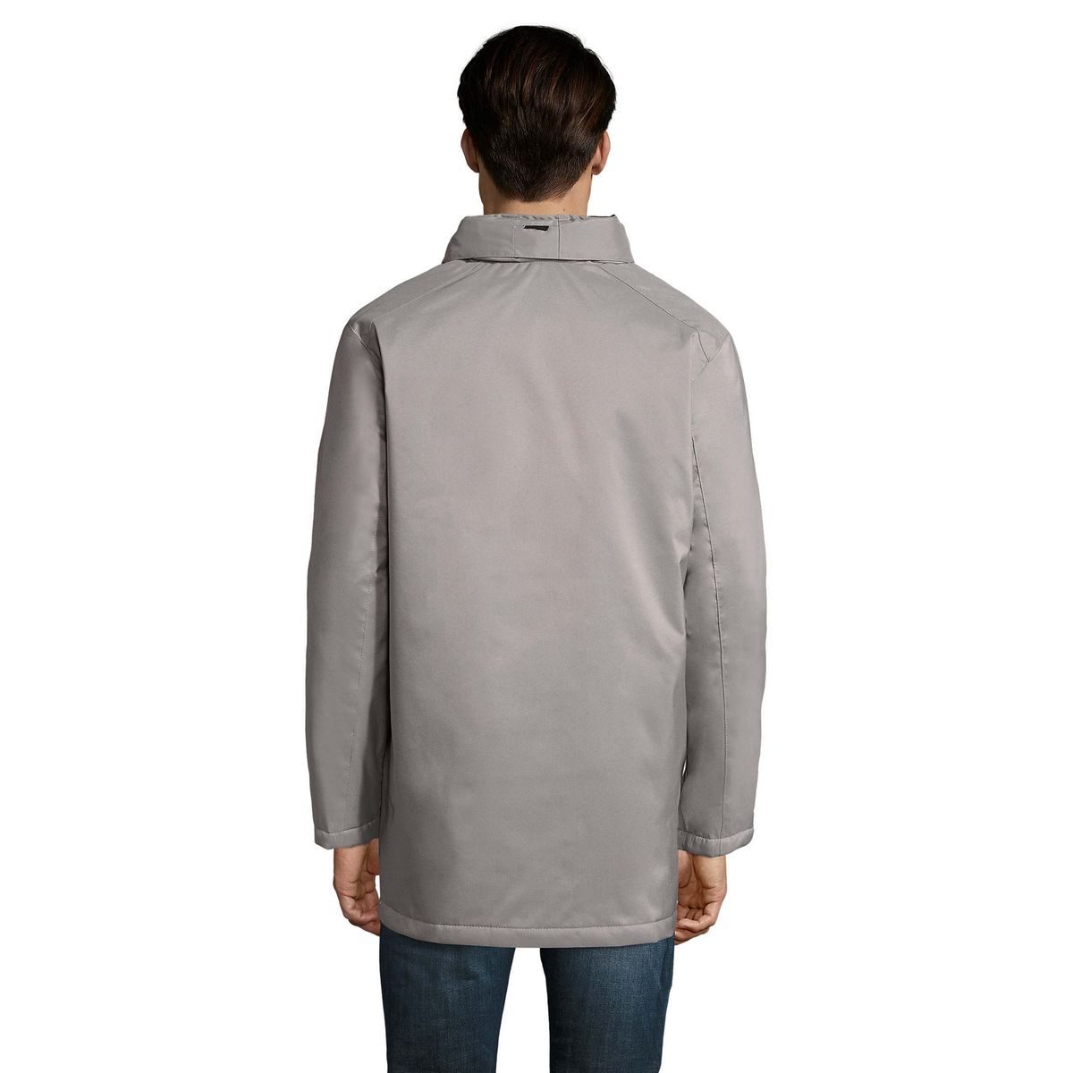 Wattierte Lange Utility-Jacke