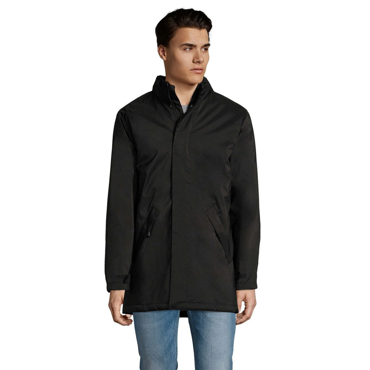Wattierter Winterparka mit Kapuze