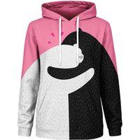 Grafik-Hoodie mit kuschelnden Bären