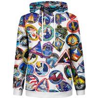 Hoodie mit Space-Missions-Abzeichen