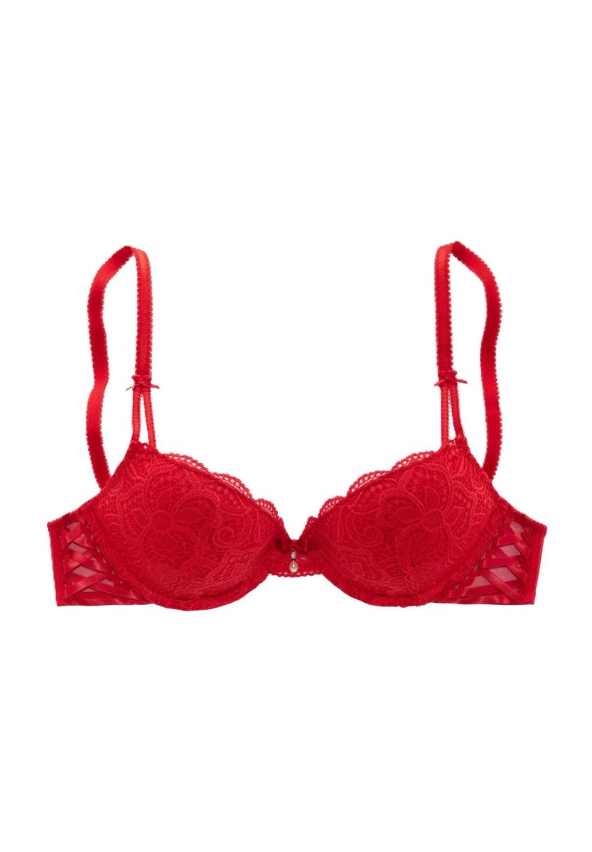 Push-Up-BH mit floraler Spitze