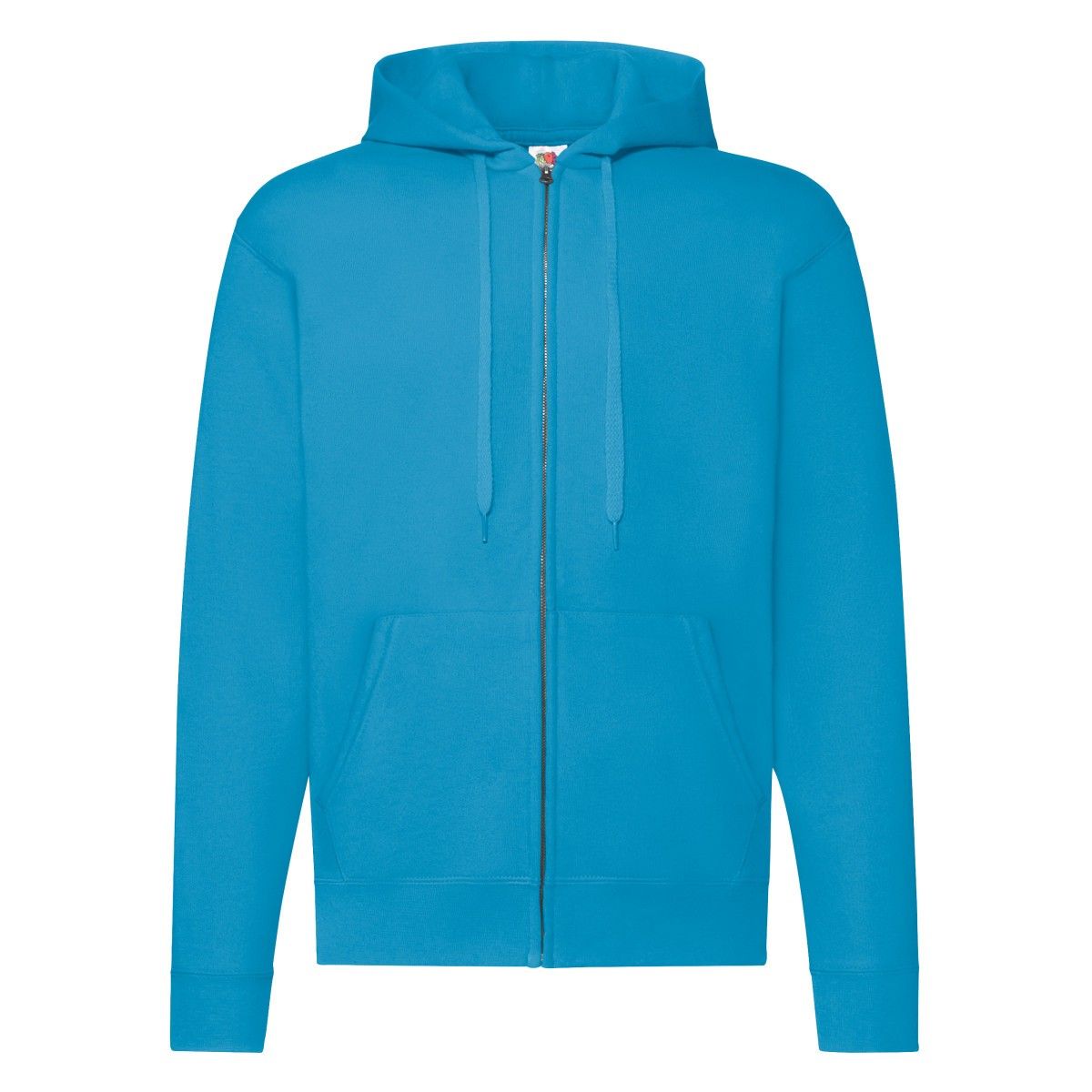 Klassische Fleece-Kapuzenjacke